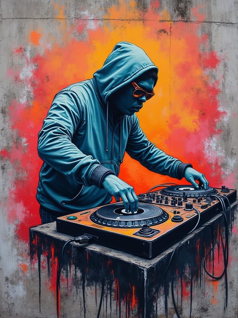graffiti art background, NO PEOPLE, dj culture, images only,...