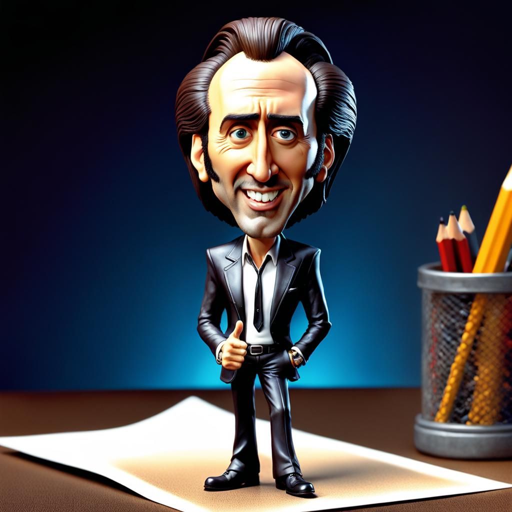 Bobblehead Nicolas Cage