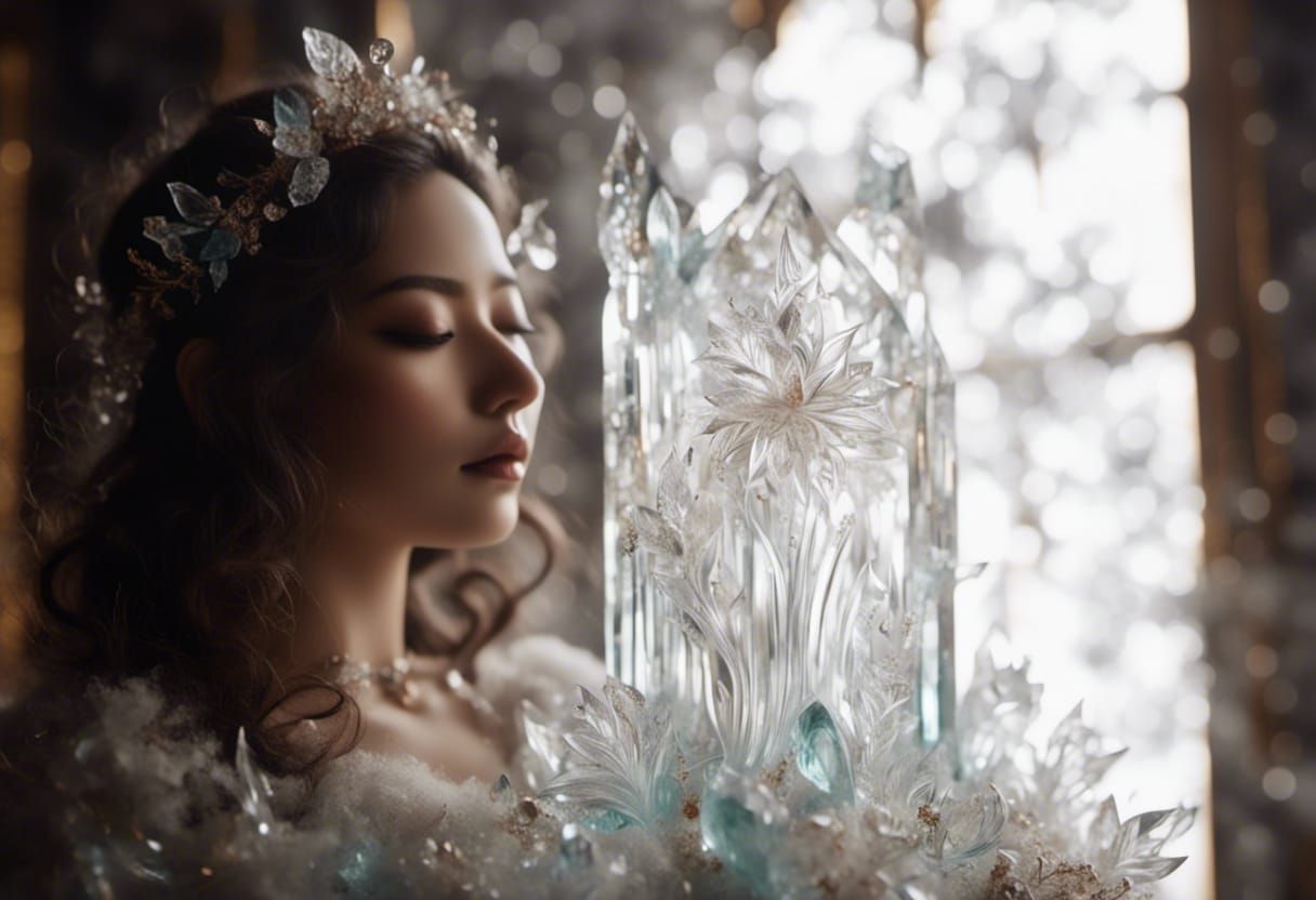 Crystallized Gaia: A Bejeweled Digital Goddess