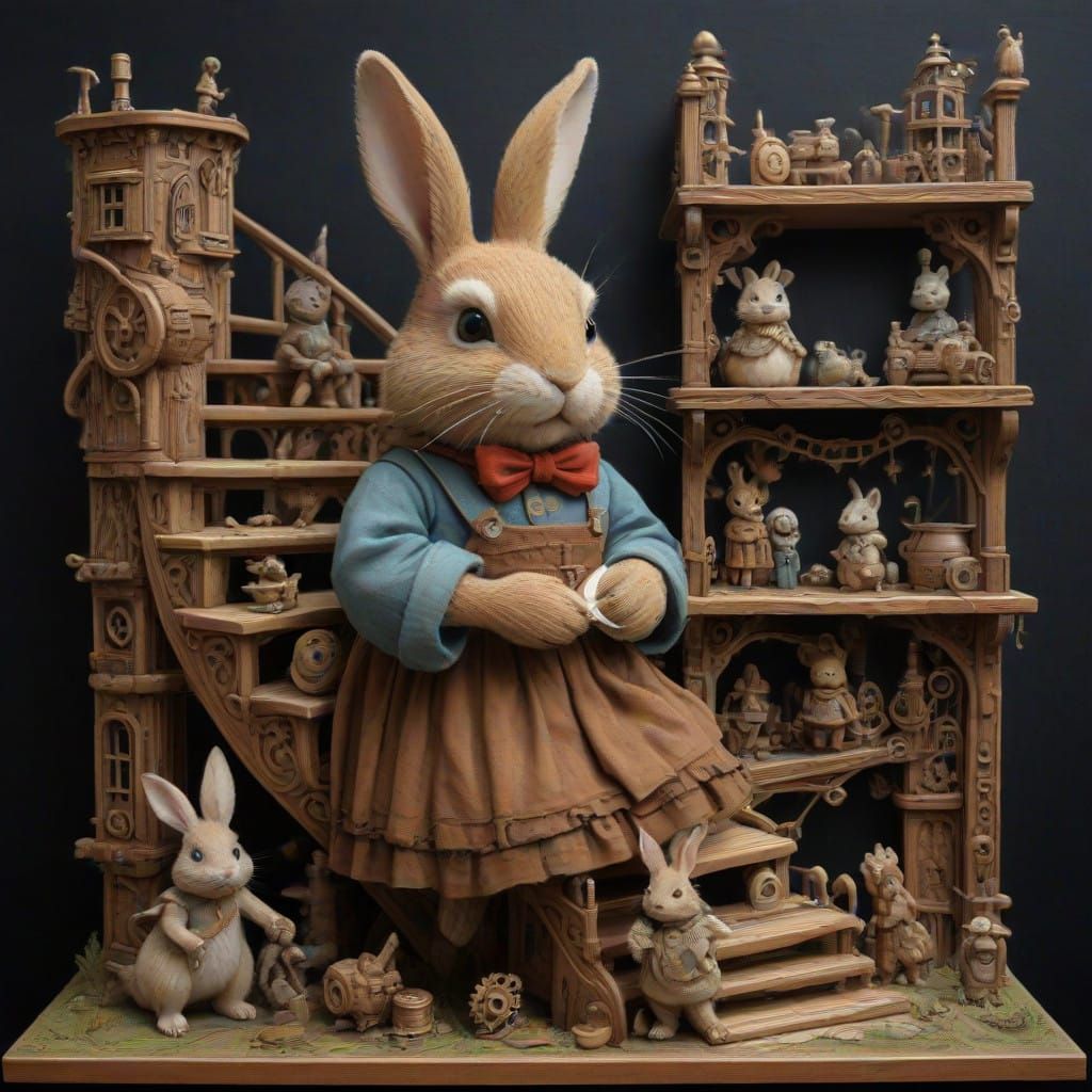 Whimsical Plush Toys Attend Steampunk School