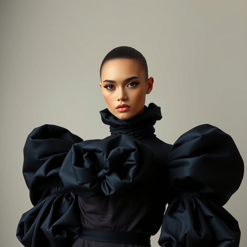 Surreal Luxury Editorial in Avant-Garde Fashion