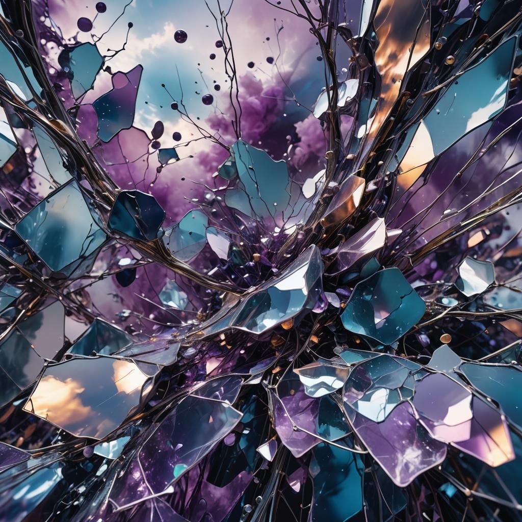 Surreal Organic Shapes in Dreamy Abstract Digital Art