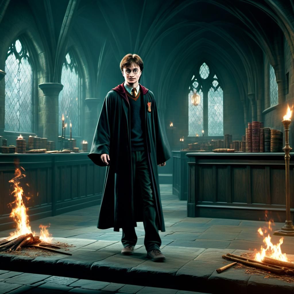 Harry Potter vs Voldemort: Hyperrealistic Concept Art