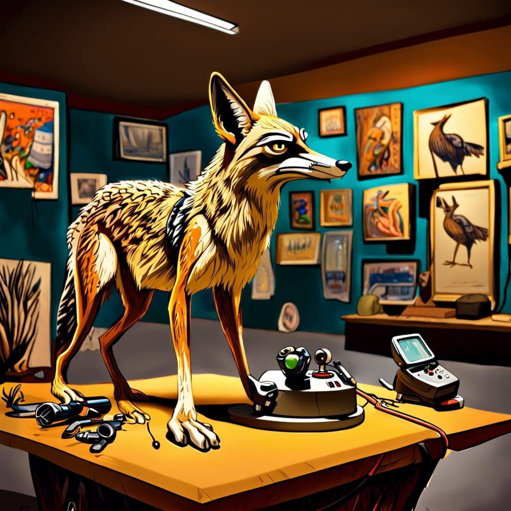 Wile E. Coyote ACME Devices in Museum