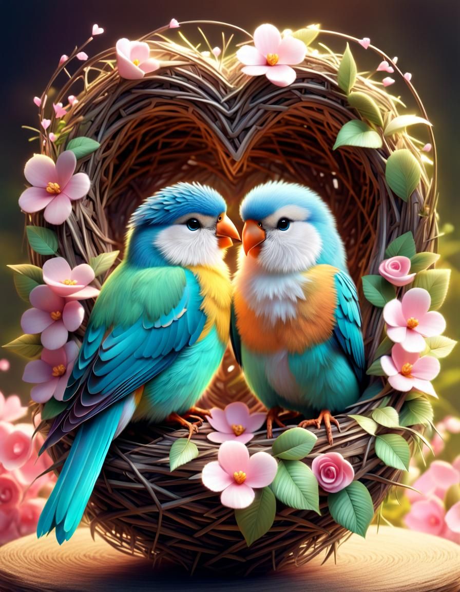 Love Birds Nest