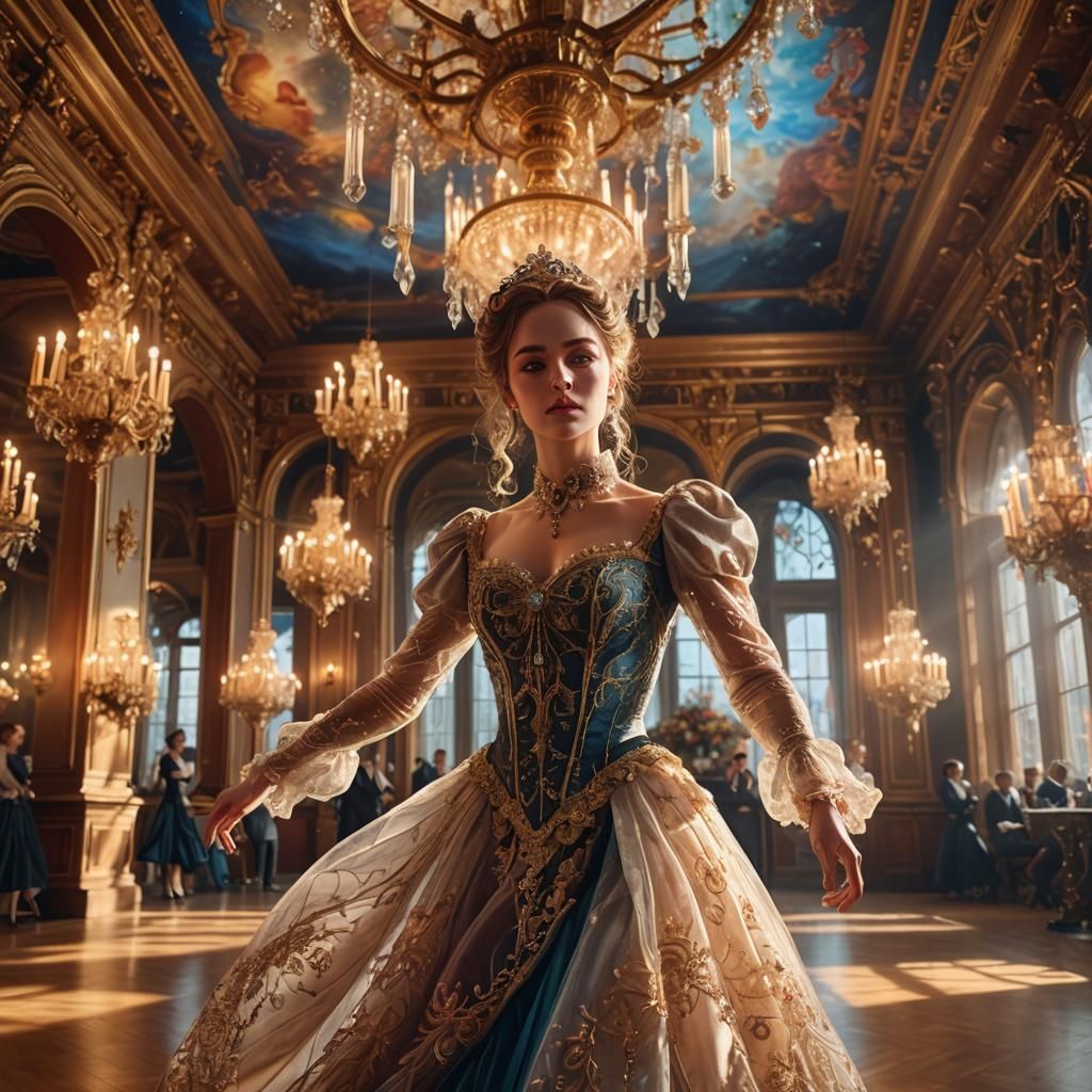 Victorian Girl's Grand Ballroom Condessa Dance