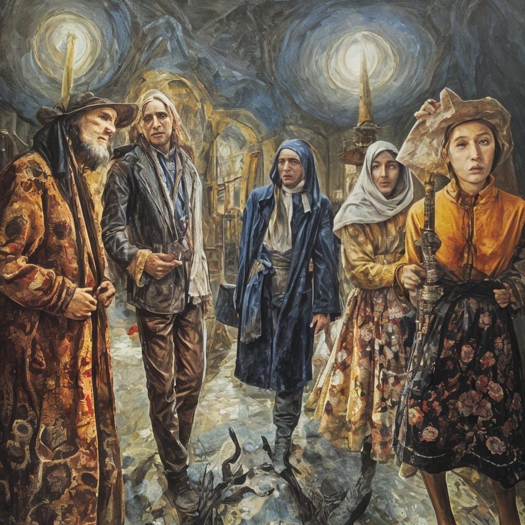 Disturbing Magic Practices in Armenian Family, Expressionist...
