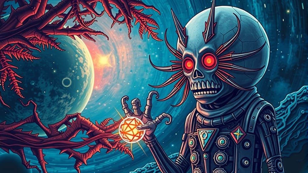 Cyberpunk Alien Duo from Skaro-Plankton