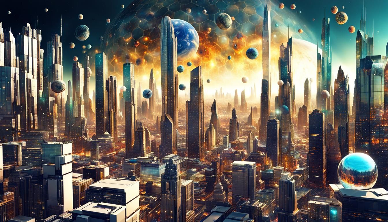 Futuristic Interstellar Civilization with High-Tech City in ...