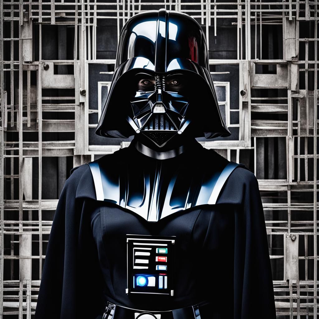 Gothic Darth Vader Woman Unmasked