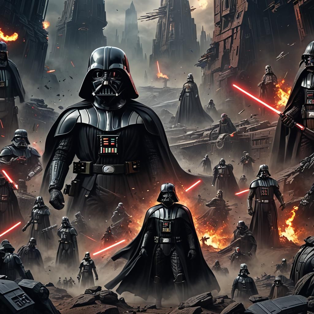 Darth Vader Detailed Matte Painting