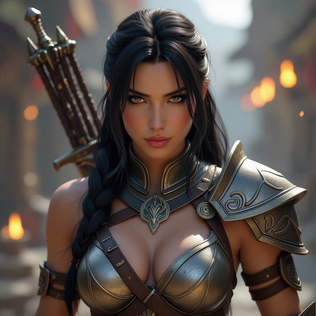 Riven Warrior Skin Ready for Battle in 3D