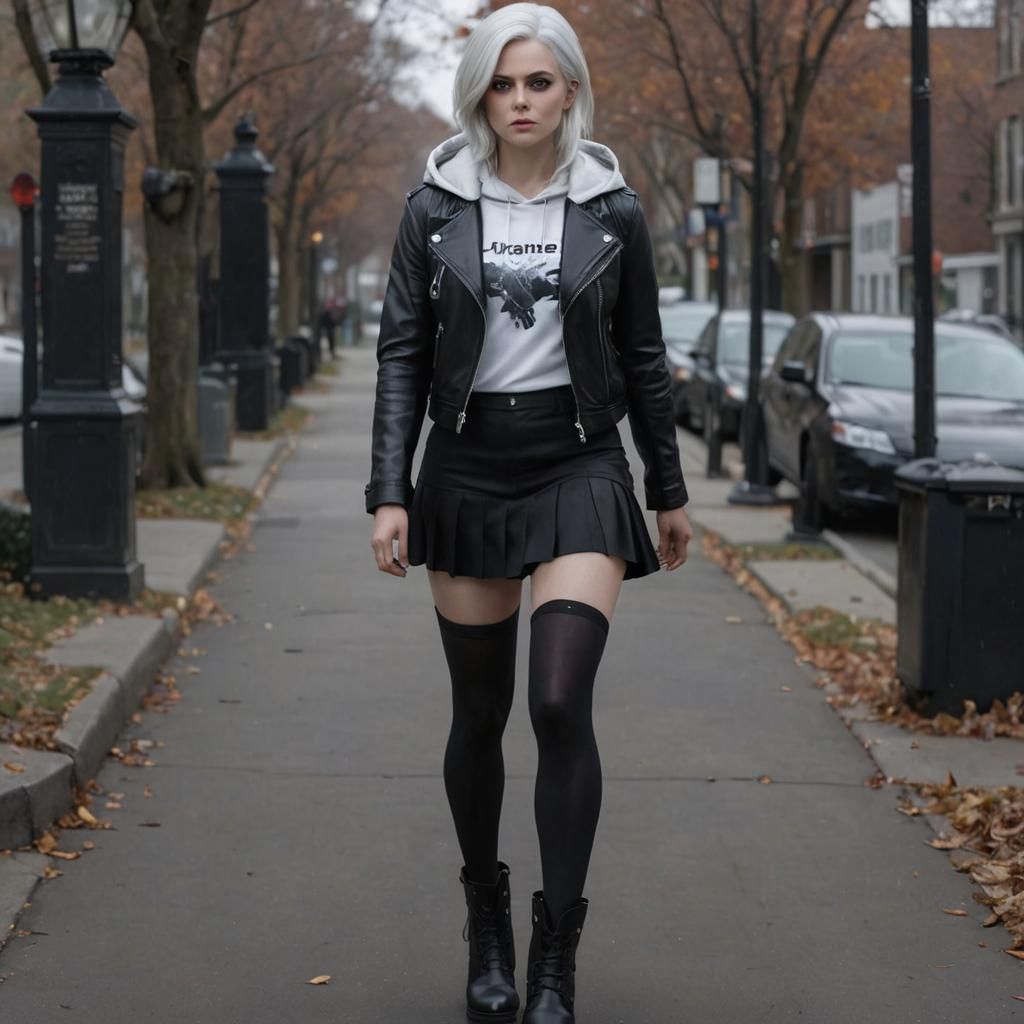 Liv Moore Portrait in Hyperdetailed Style