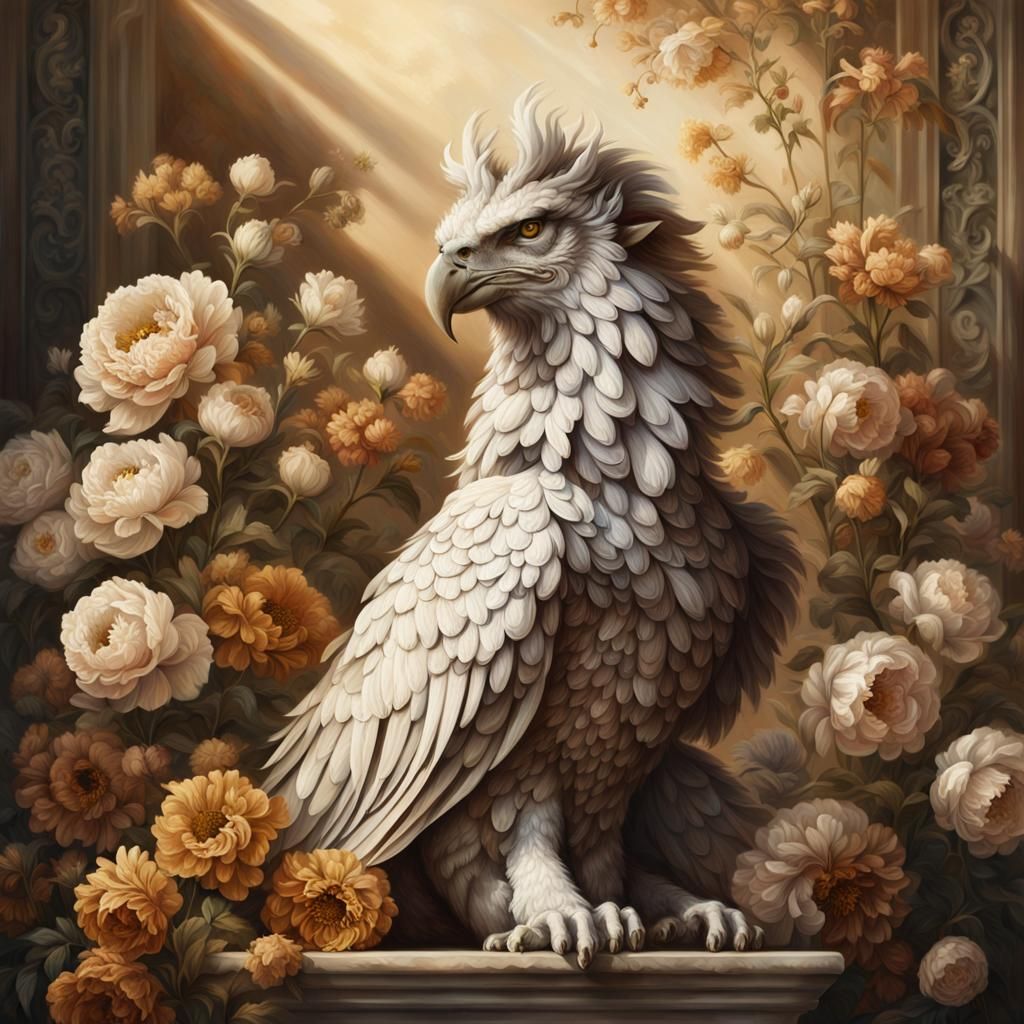 Griffin Portrait in Renaissance Style