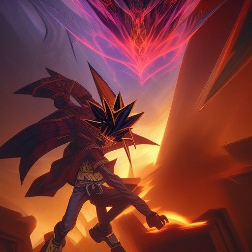 Yu-Gi-Oh Dark Fantasy Concept Art in 8k