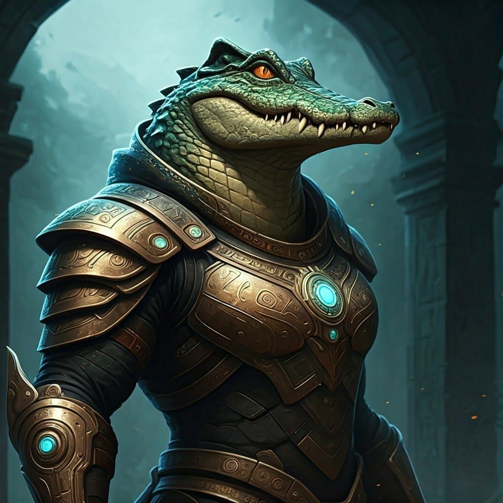 Lizardfolk Armorer Artificer