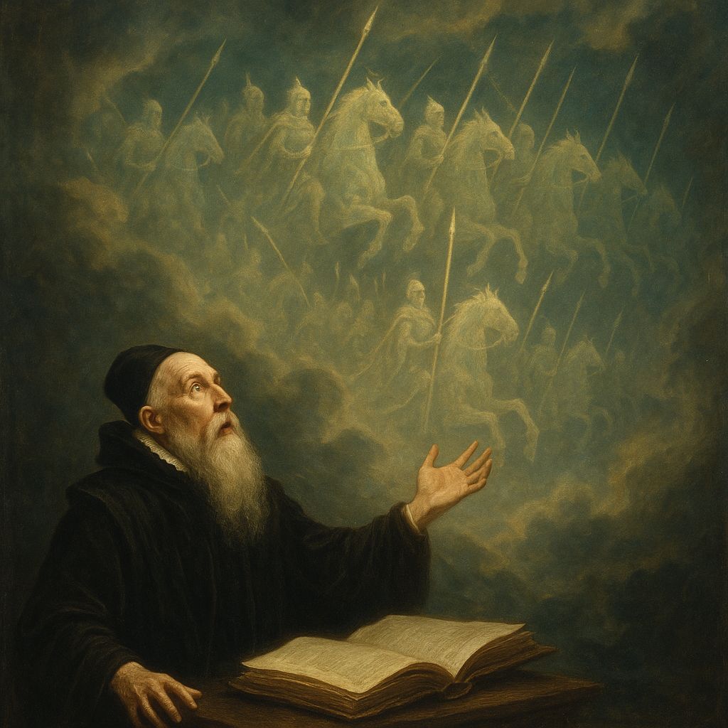 Dr. Dee's Vision of Spectral Riders