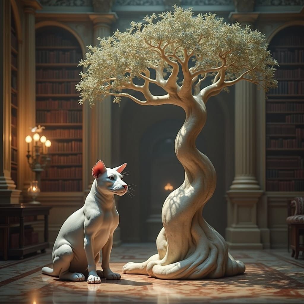 Stunning Baobab and Sphynx in Elegant Congress Library Setti...