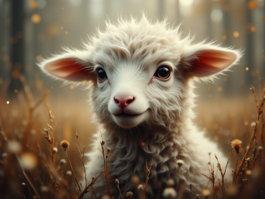 A Nervous Lamb with Macabre Undertones