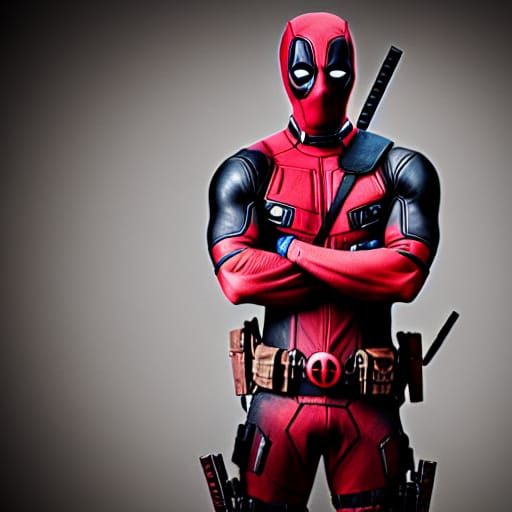 Deadpool Portrait with Bokeh, Natural Lighting
