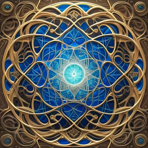 Exploding Mirror with Magical Shards and Abstract Fractals