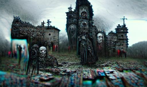 Medieval Castle Ruins and Hill of Crosses