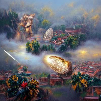 Banana Meteorite Crashes Roman Gladiator Duel