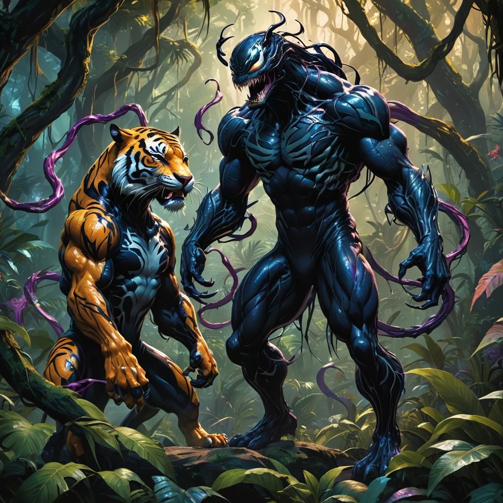 Venom and Tiger Mystical Jungle Dance