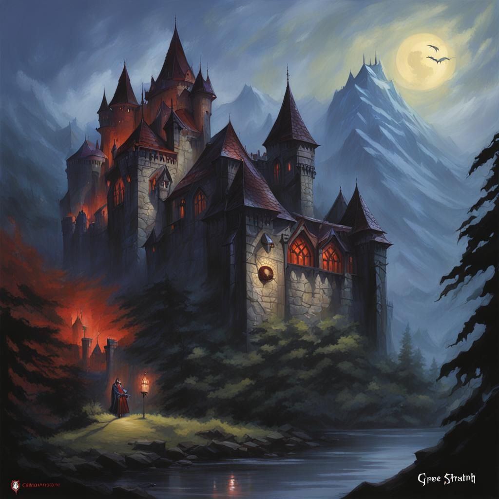 Sinister Castle Ravenloft: A Dark Fantasy Fortress