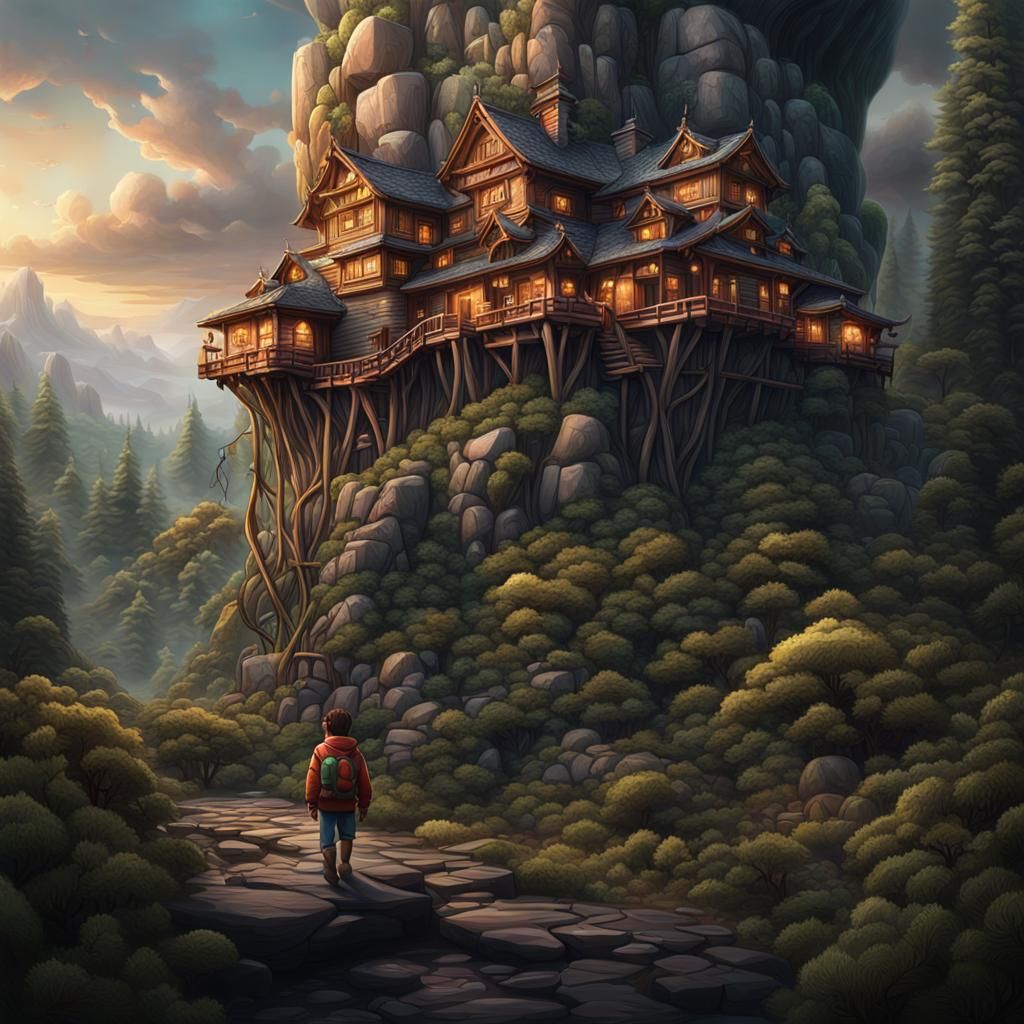 Intricate Portrait: Inner Wilderness in 3D Art