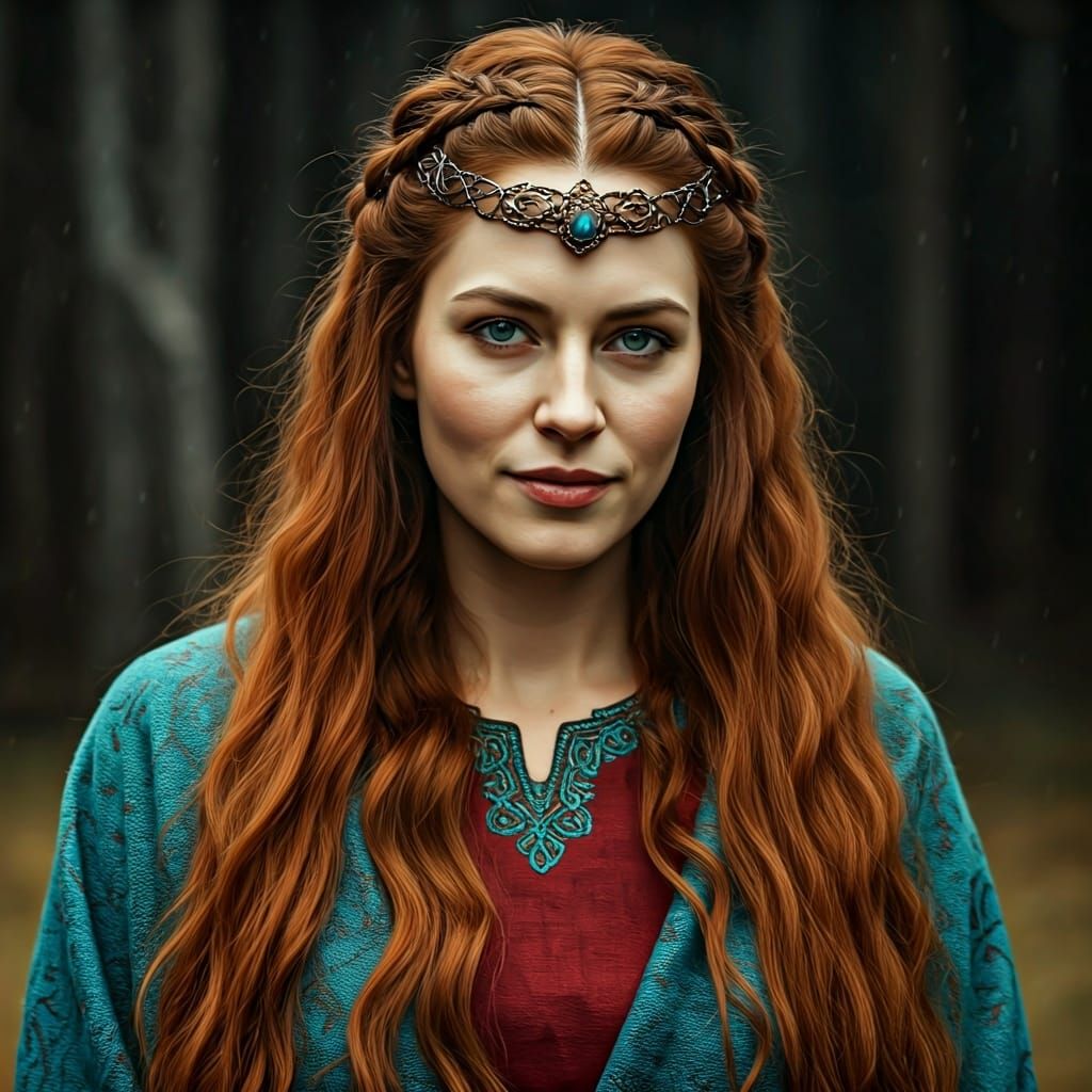 Hnoss: Viking Goddess of Beauty in Cinematic Style