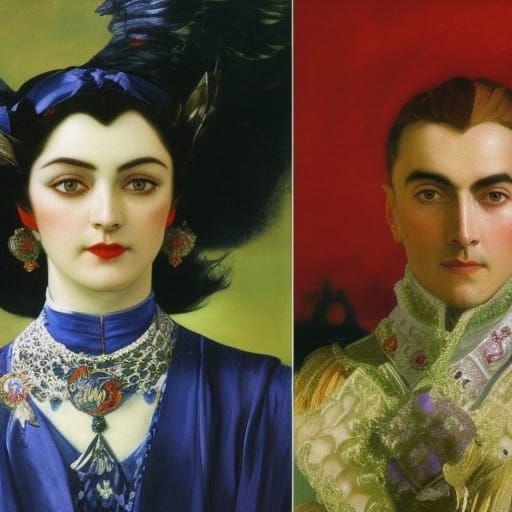 Vampires in Four Seasons: Classical Portraiture