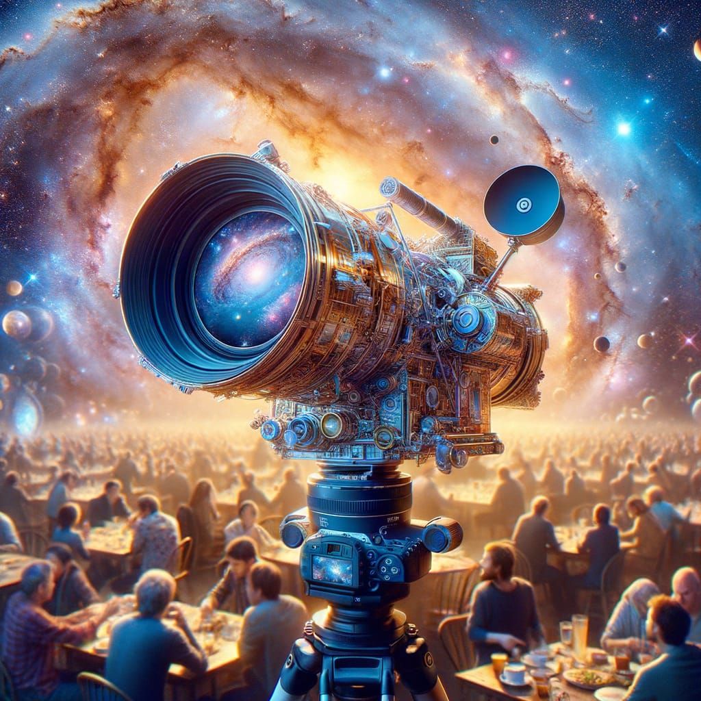 Stunning Space Scene Like Hubble Telescope Photography