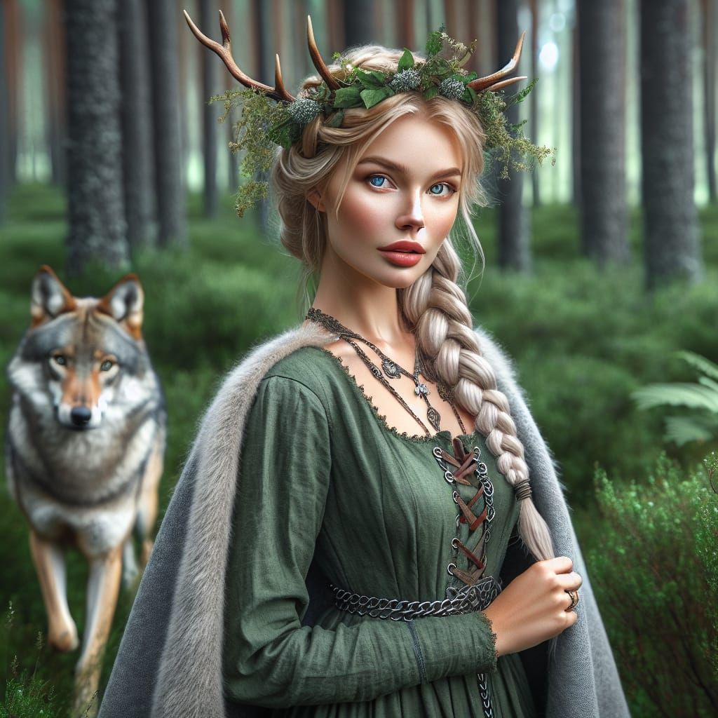 Medeina: Lithuanian Goddess of the Forest