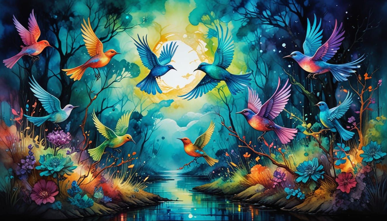 Auroracore Birds Cultivating Imaginal Ecosystems