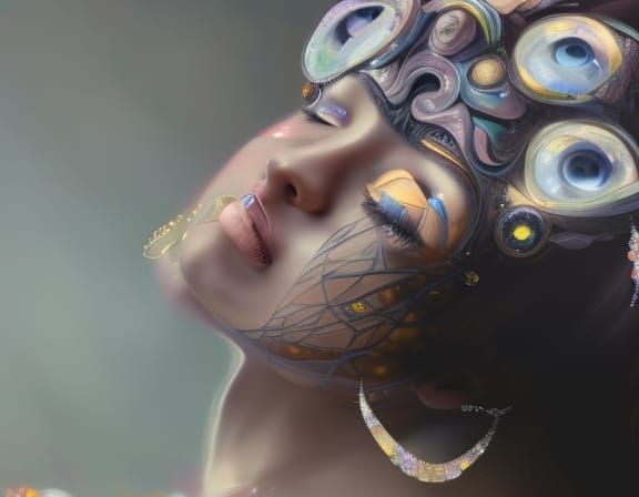 Mother and Daughter: Hyperdetailed Fantasy Portrait