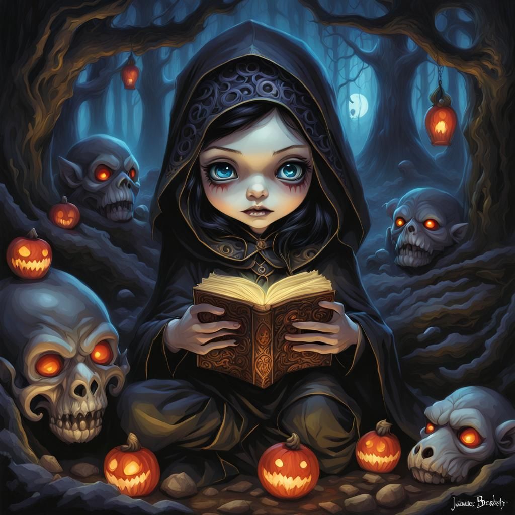 Eerie Grimdark Fantasy Art