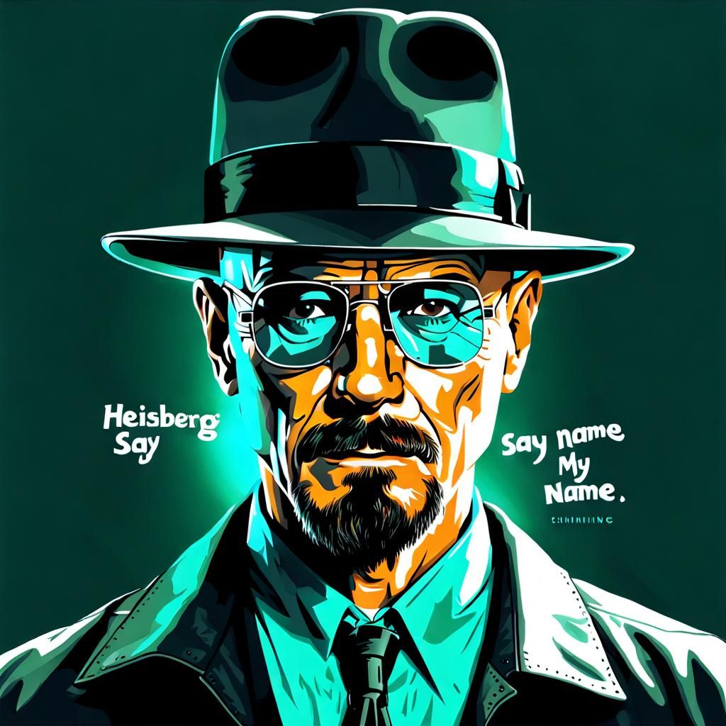 Heisenberg Portrait: Say My Name
