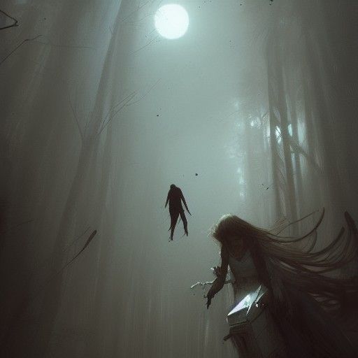 I Get Afraid: Fantasy Art Illustration