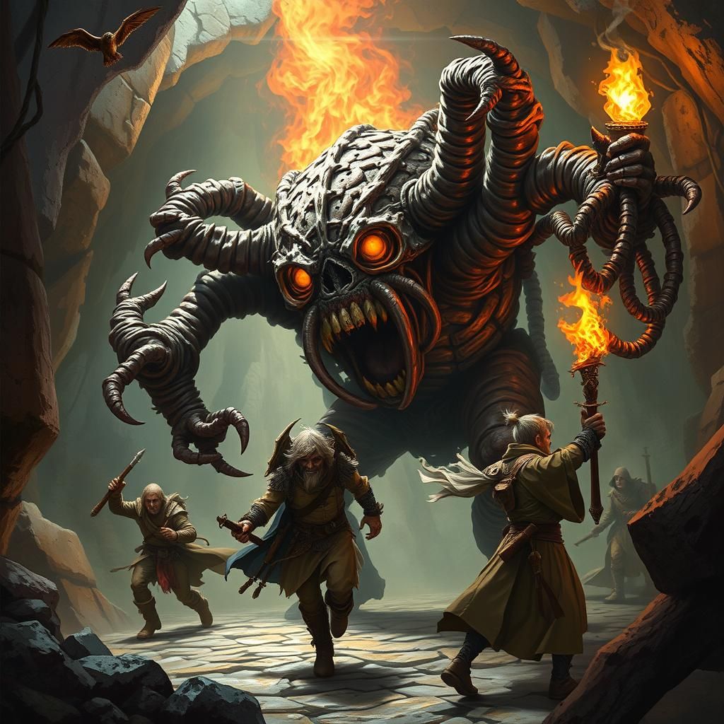 Beholder's Pursuit: A D&D Inspired Dungeon Chase