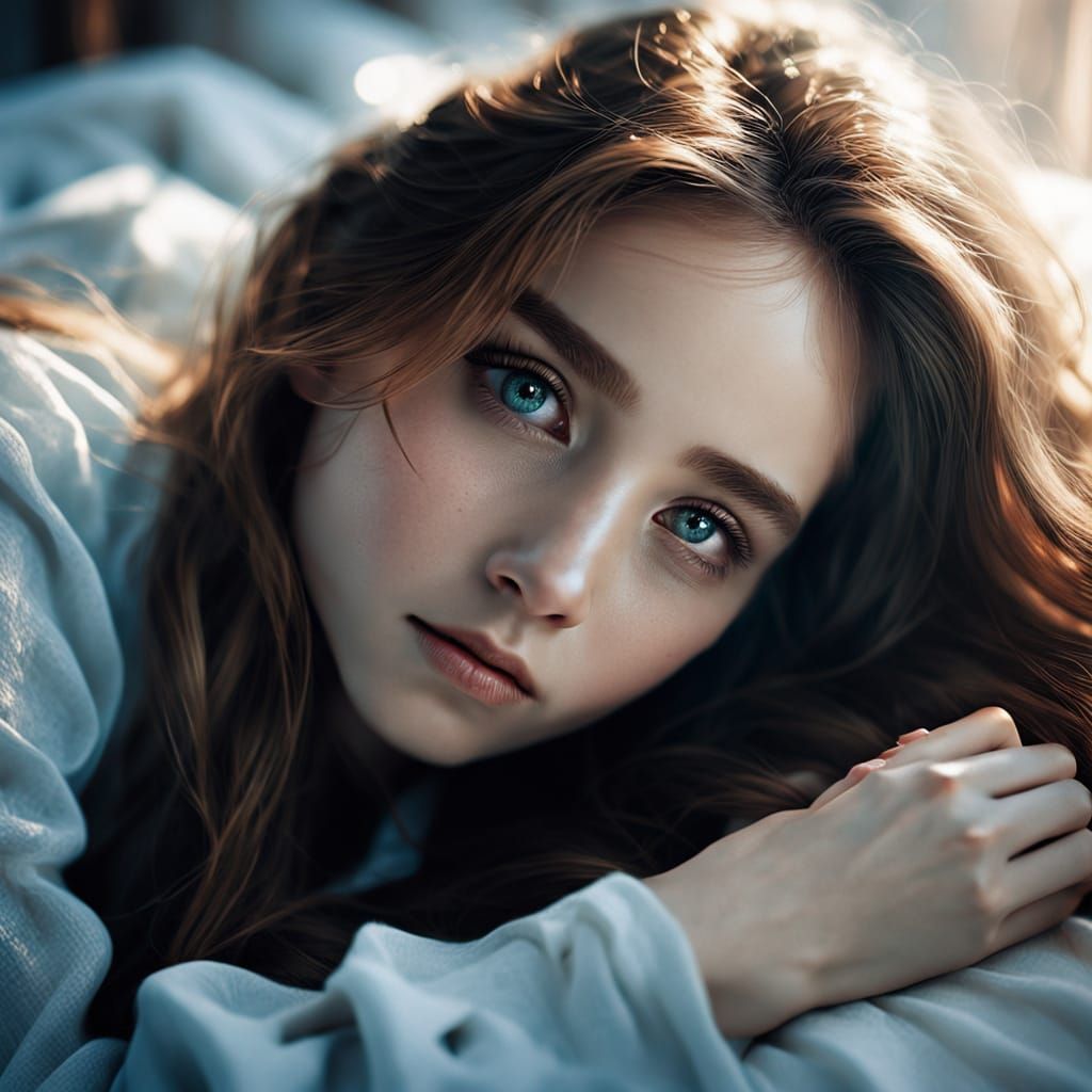 Dreamy Digital Portrait in Soft Focus