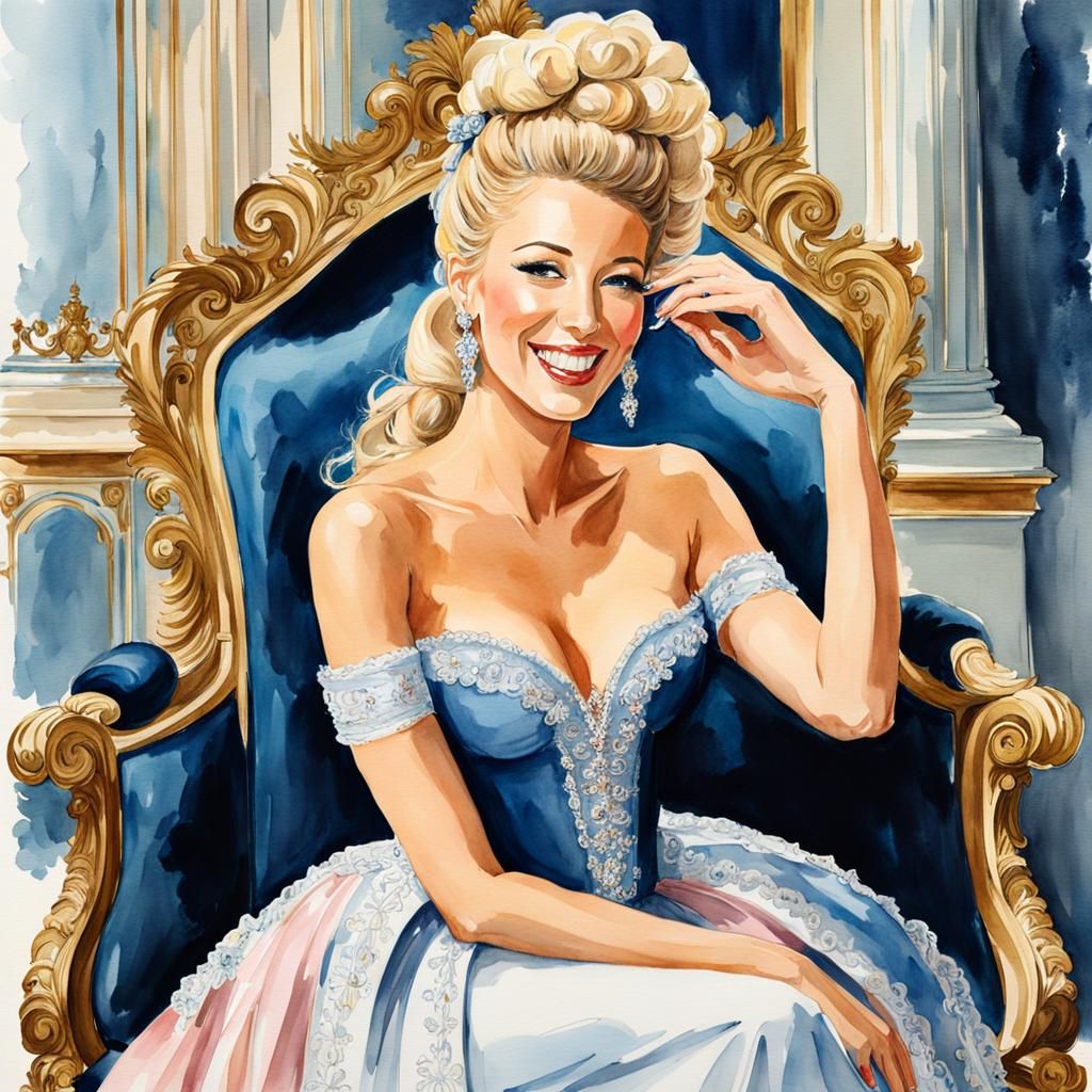 Blake Lively as Marie Antoinette
