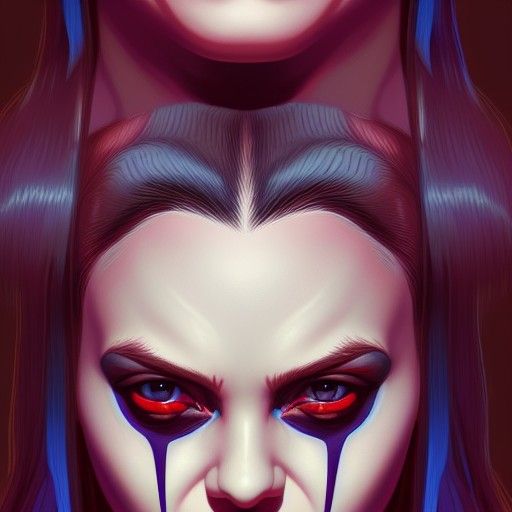 Christina Ricci as Harley Quinn Digital Art