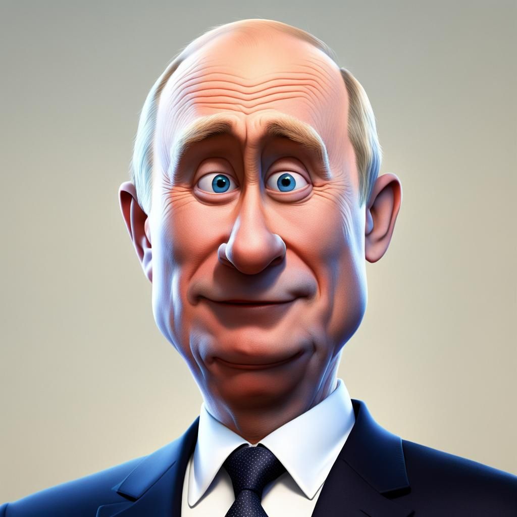 Putin as Disney Pixar Character