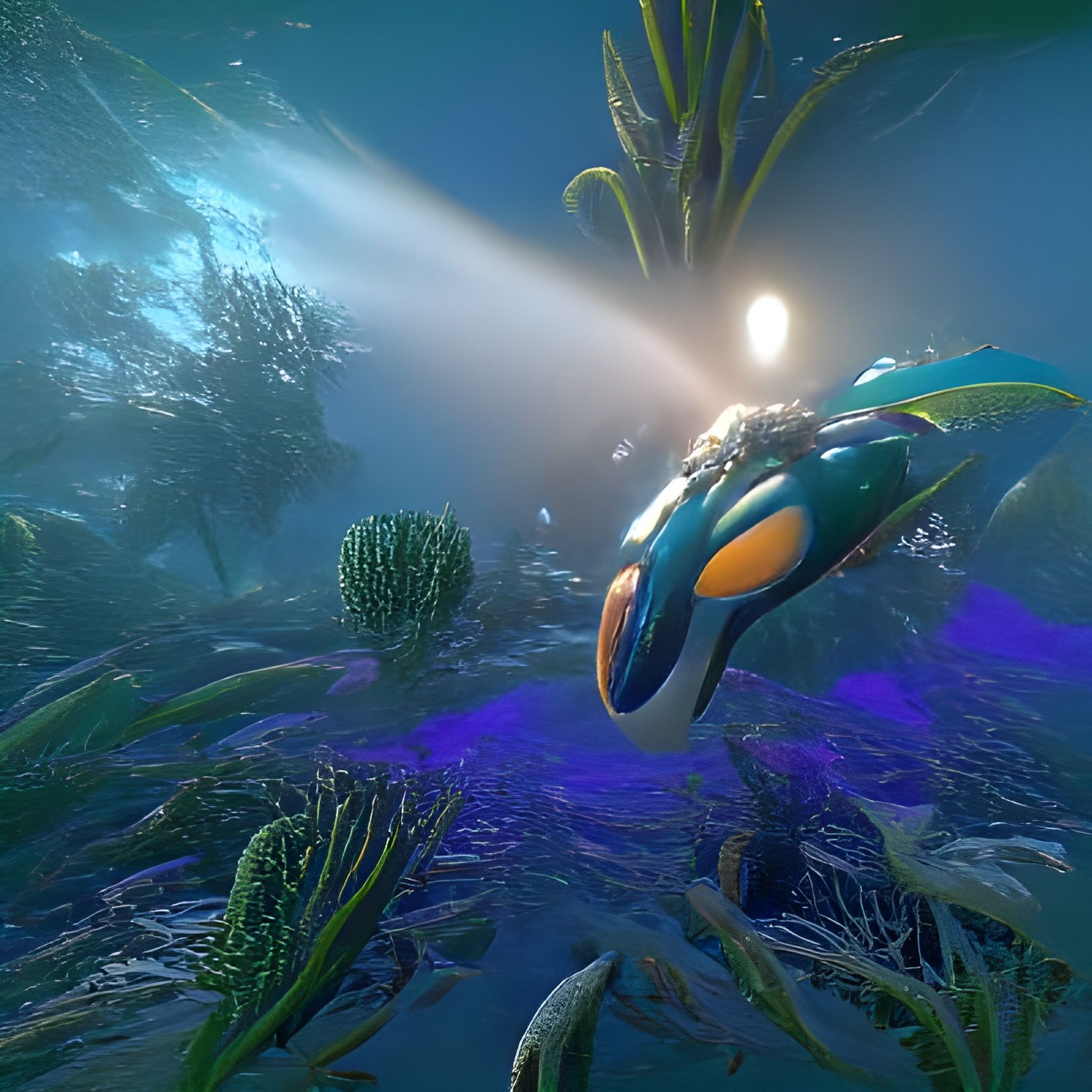Subnautica Underwater Scene in 8K Resolution