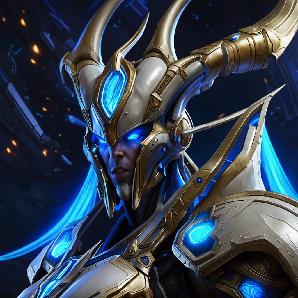 Artanis Starcraft Cinematic Masterpiece in 8k