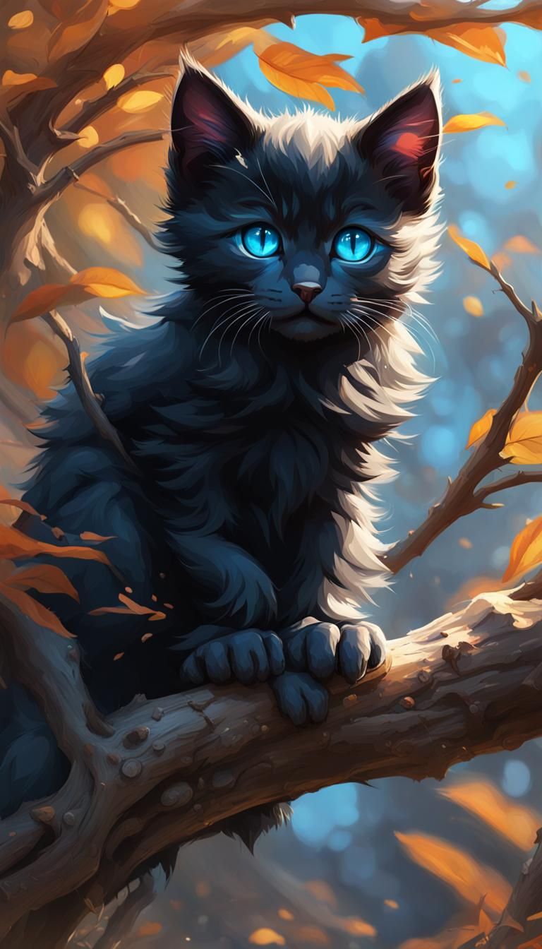 Hyperdetailed Kitten Portrait in Unreal Engine 5