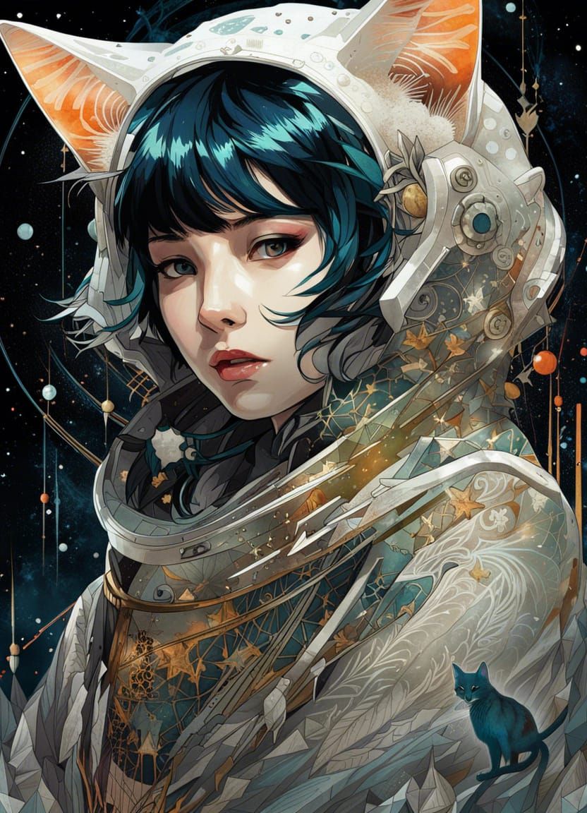 Anime Cat Isekai with Shiny Aura