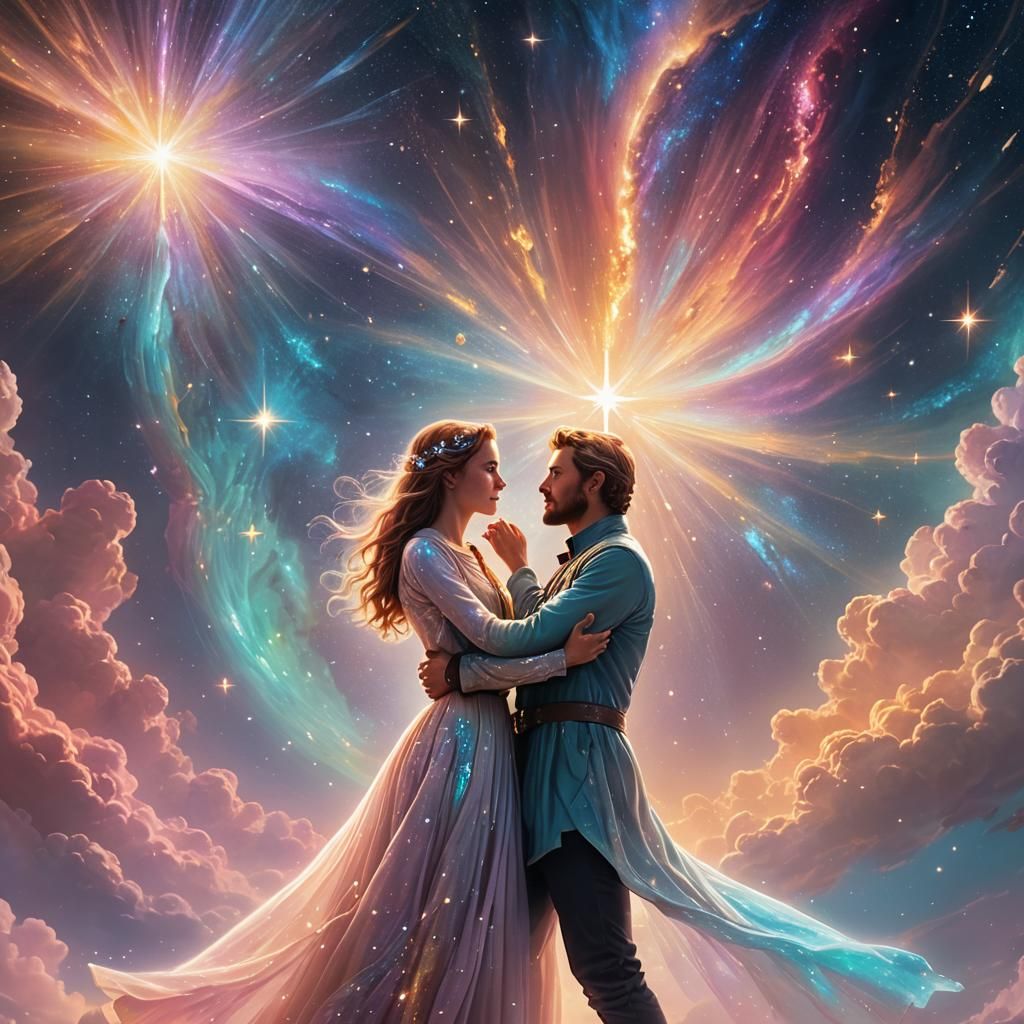 Sci-Fi Couple Creates a Starry World