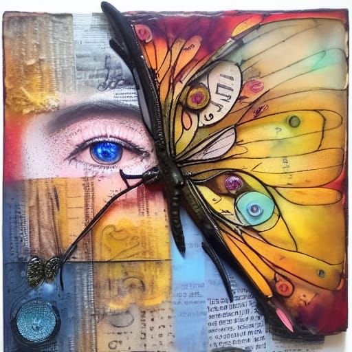 Intricate Encaustic Painting: The Way She Loves
